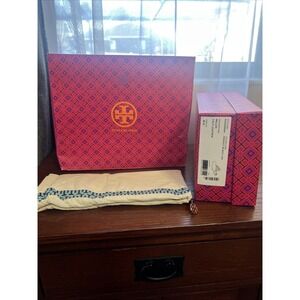 Tory Burch Authentic Empty Shoe Box W/ Dust Bag